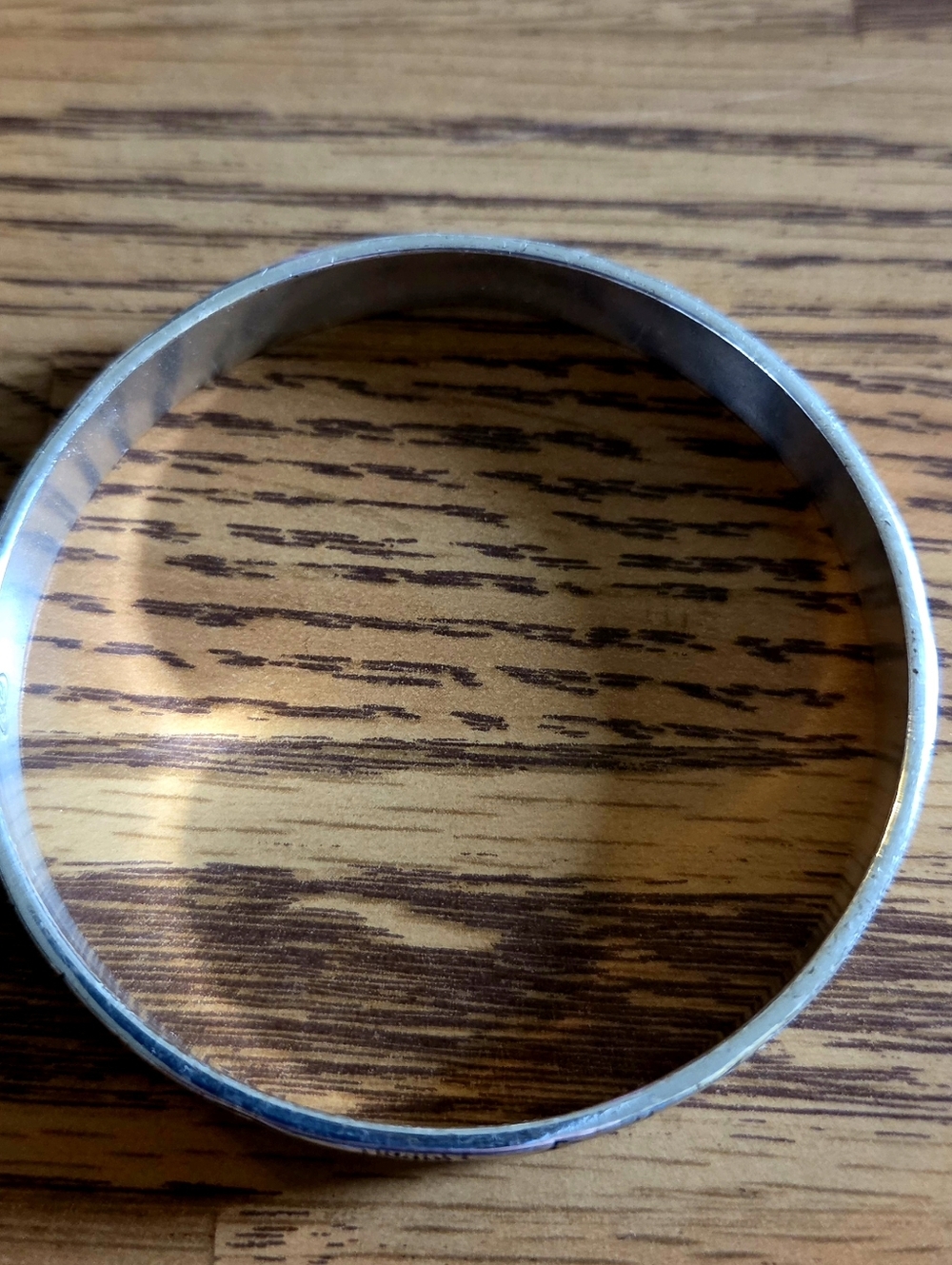 BRIGHTON "Dream Token" Vintage Silver Etched Bangle Bracelet CLASSIC CHIC! - Picture 4 of 8